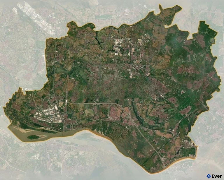 Bản đồ vệ tinh Huyện Đông Anh