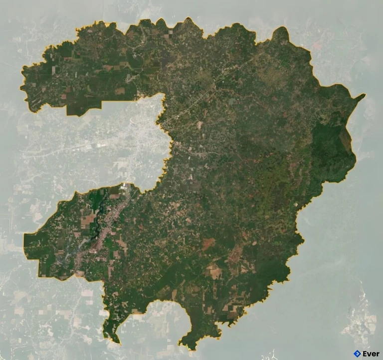 Bản đồ vệ tinh Huyện Đồng Phú