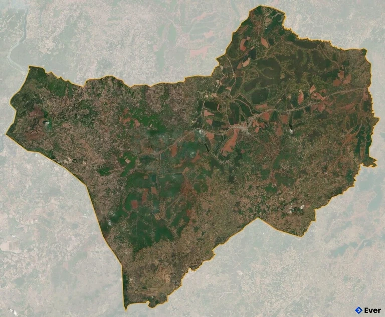 Bản đồ vệ tinh Huyện Đức Cơ
