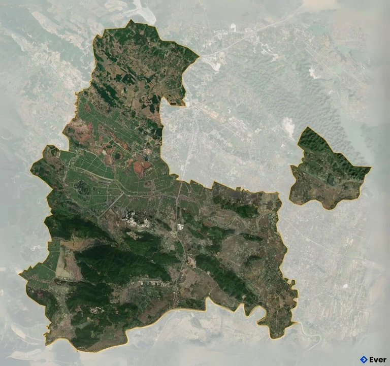 Bản đồ vệ tinh Huyện Hà Trung