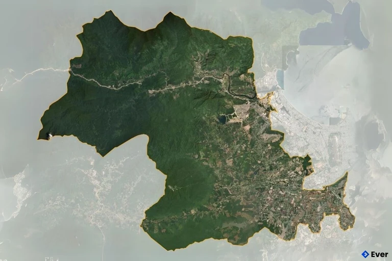 Bản đồ vệ tinh Huyện Hòa Vang