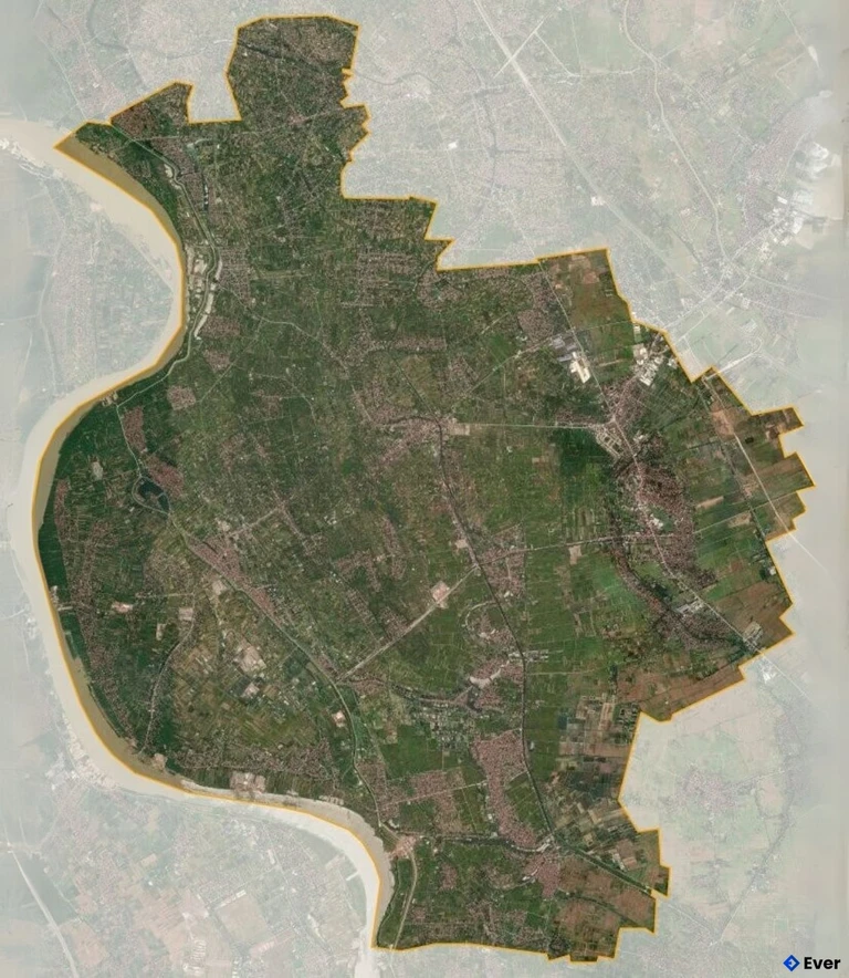 Bản đồ vệ tinh Huyện Khoái Châu