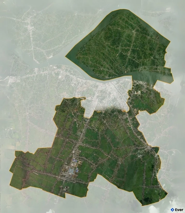 Bản đồ vệ tinh Huyện Long Hồ
