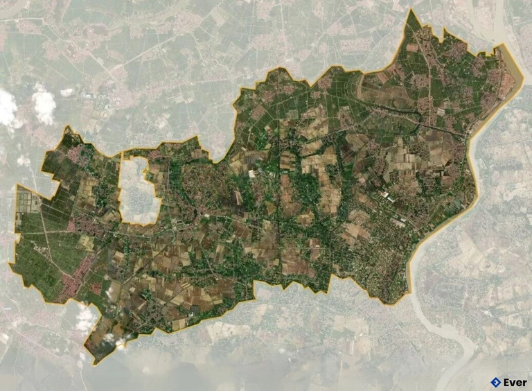 Bản đồ vệ tinh Huyện Lương Tài