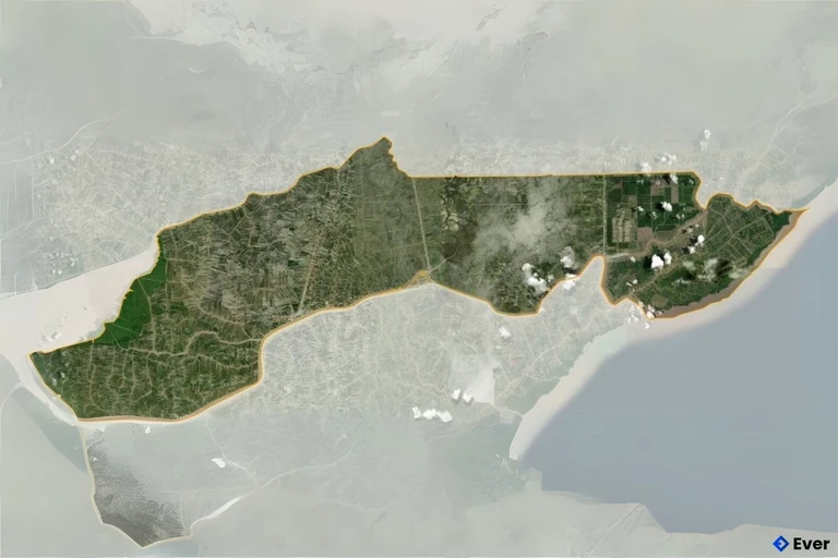 Bản đồ vệ tinh Huyện Năm Căn