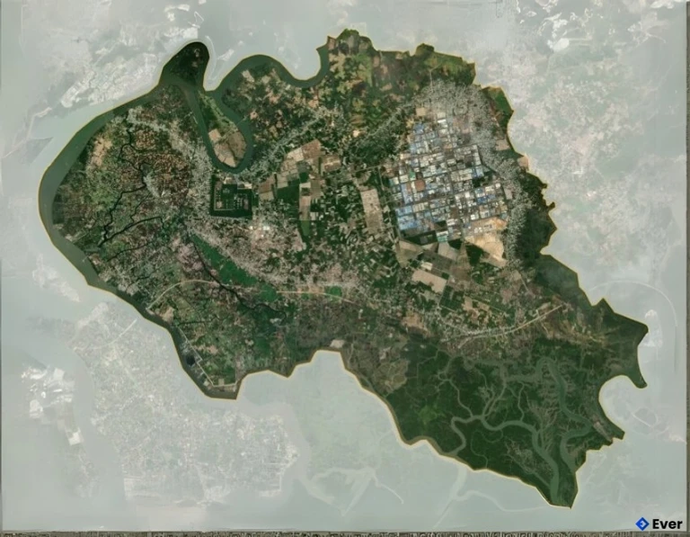 Bản đồ vệ tinh Huyện Nhơn Trạch
