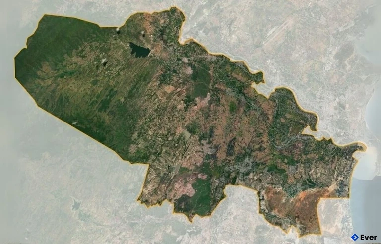 Bản đồ vệ tinh Huyện Ninh Phước
