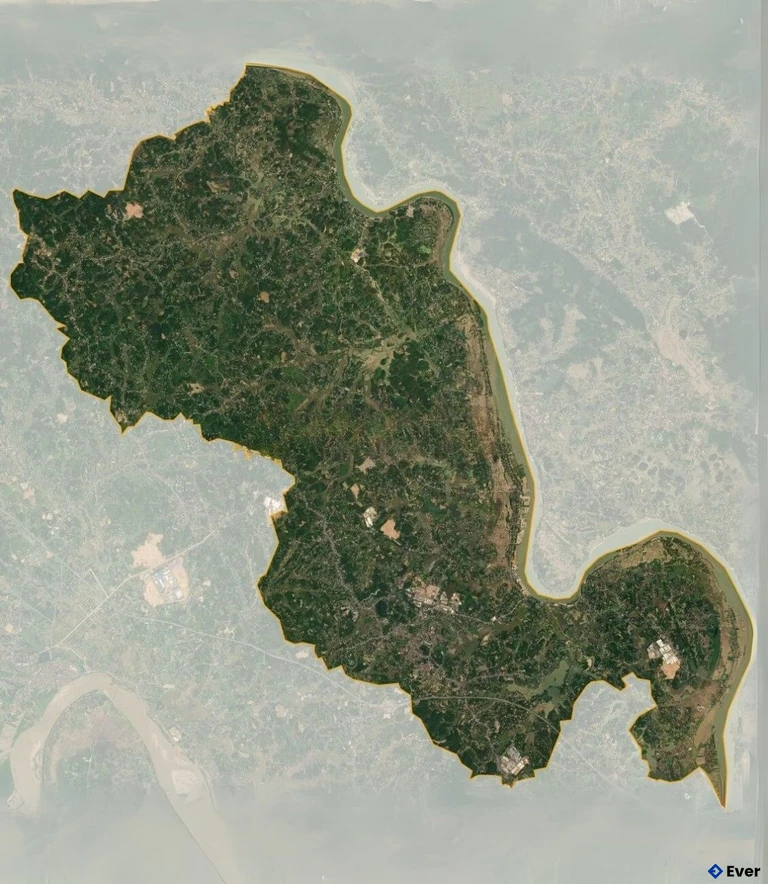 Bản đồ vệ tinh Huyện Phù Ninh