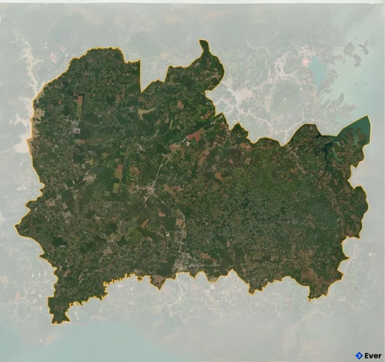 Bản đồ vệ tinh Huyện Phú Riềng