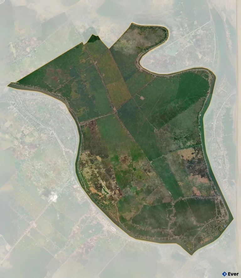 Bản đồ vệ tinh Huyện Phú Tân