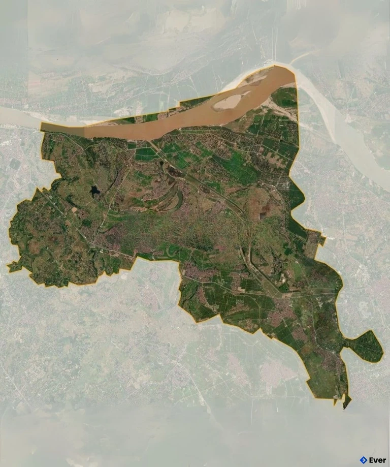 Bản đồ vệ tinh Huyện Phúc Thọ