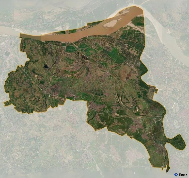 Bản đồ vệ tinh Huyện Phúc Thọ