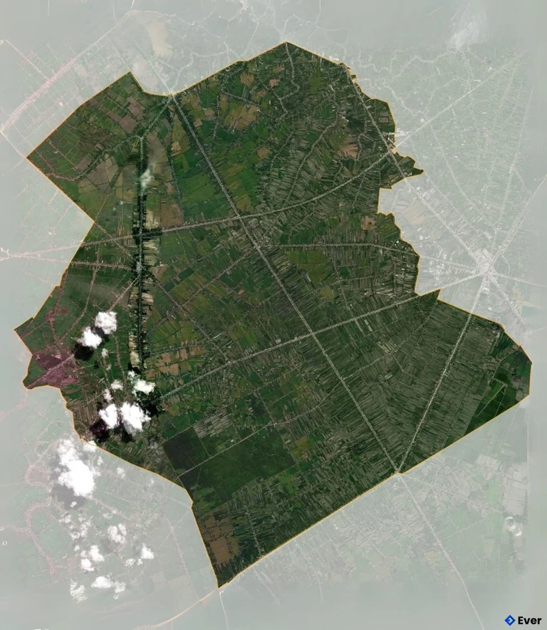 Bản đồ vệ tinh Huyện Phụng Hiệp