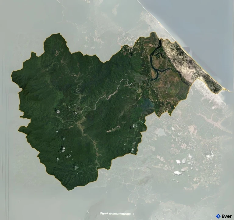 Bản đồ vệ tinh Huyện Quảng Ninh