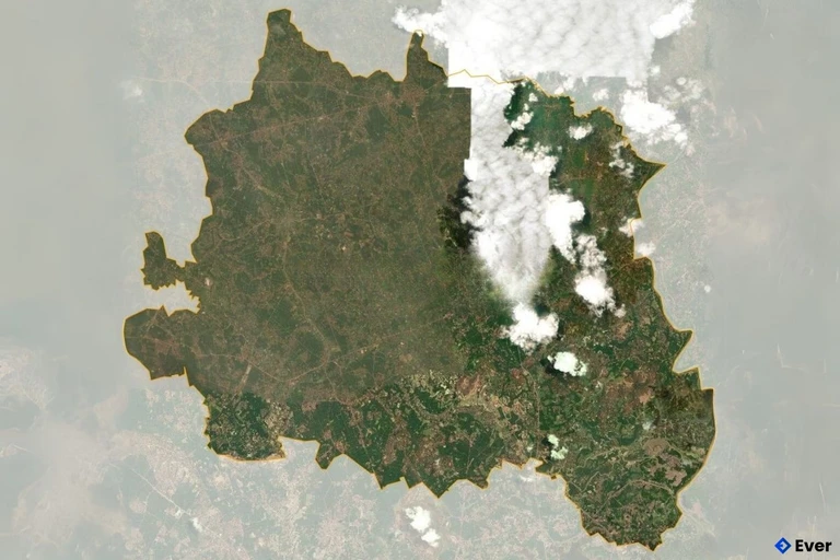 Bản đồ vệ tinh Huyện Tân Yên