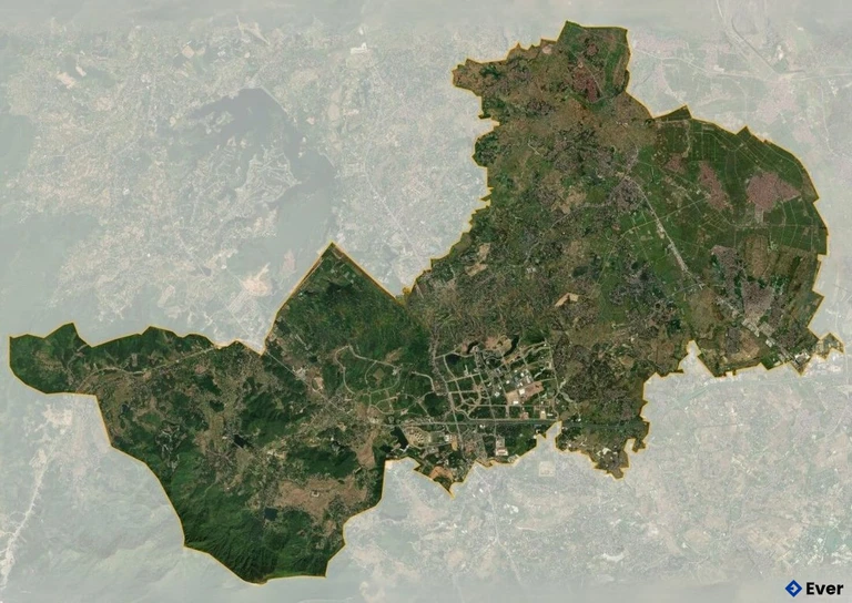 Bản đồ vệ tinh Huyện Thạch Thất