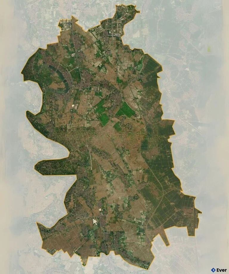 Bản đồ vệ tinh Huyện Thanh Oai