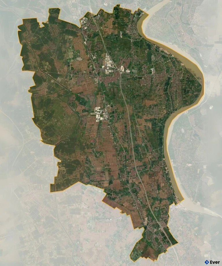 Bản đồ vệ tinh Huyện Thường Tín