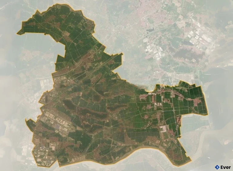 Bản đồ vệ tinh Huyện Tiên Du