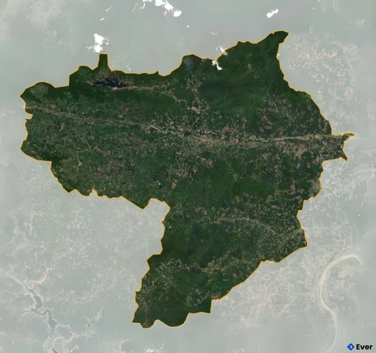 Bản đồ vệ tinh Huyện Trà Bồng