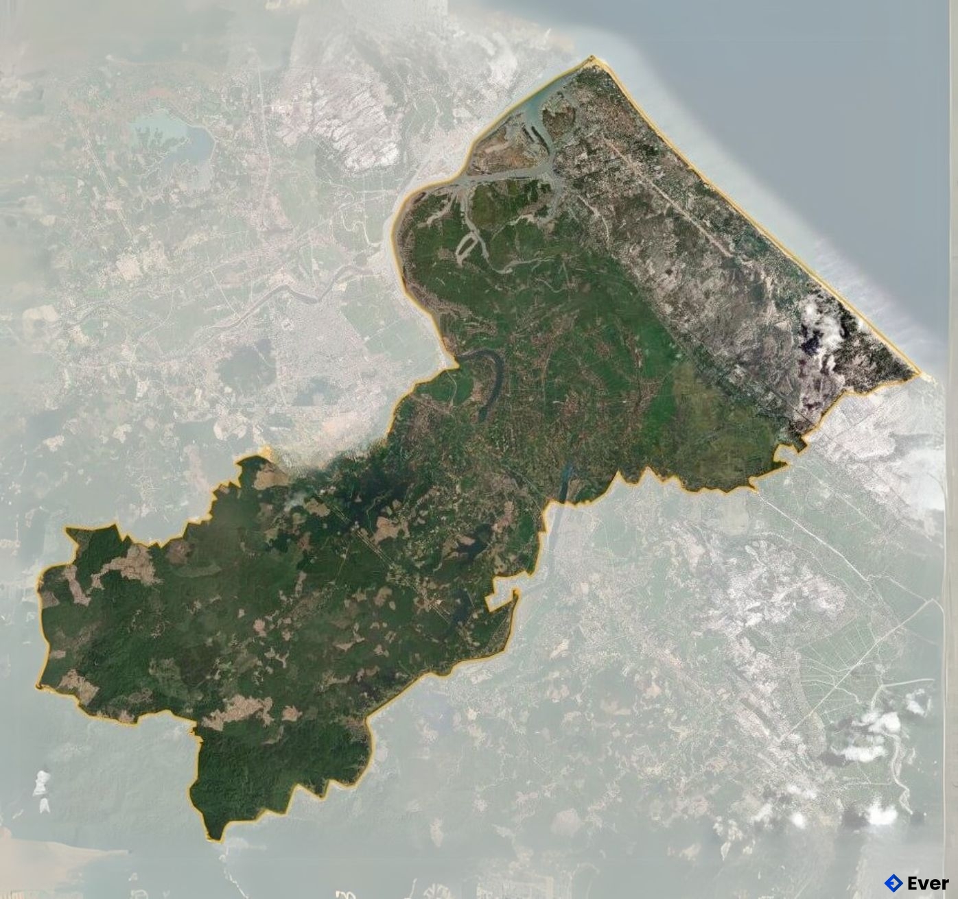 Bản đồ vệ tinh Huyện Triệu Phong