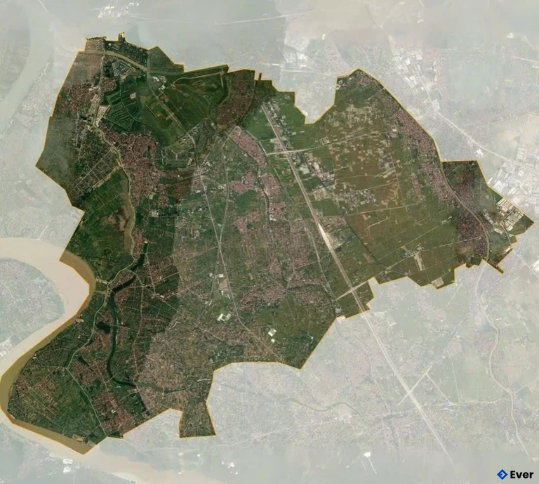 Bản đồ vệ tinh Huyện Văn Giang