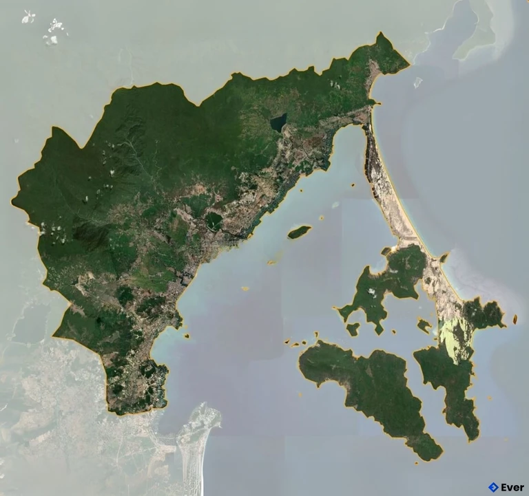 Bản đồ vệ tinh Huyện Vạn Ninh
