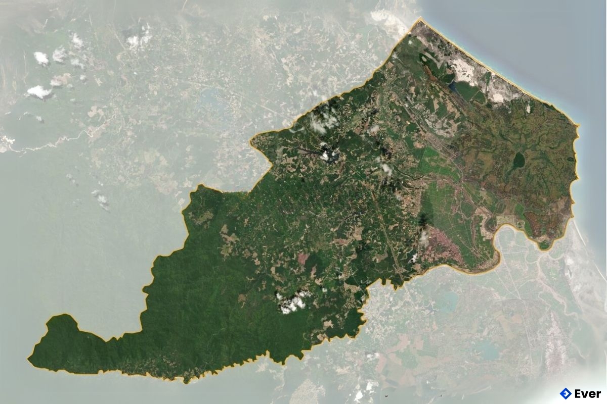 Bản đồ vệ tinh Huyện Vĩnh Linh
