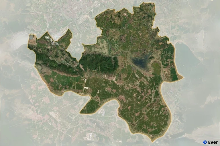 Bản đồ vệ tinh Huyện Yên Dũng
