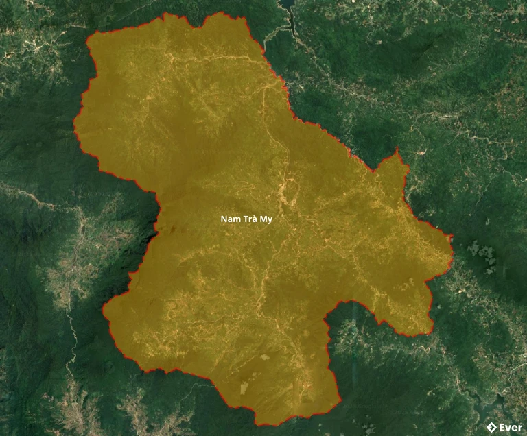 Bản đồ vệ tinh Nam Trà My