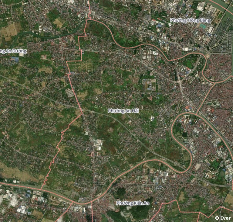 Bản đồ vệ tinh phường An Hải sau sáp nhập