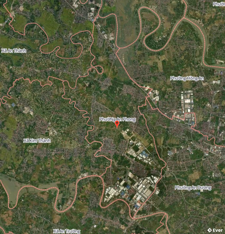 Bản đồ vệ tinh phường An Phong, Hải Phòng sau sáp nhập