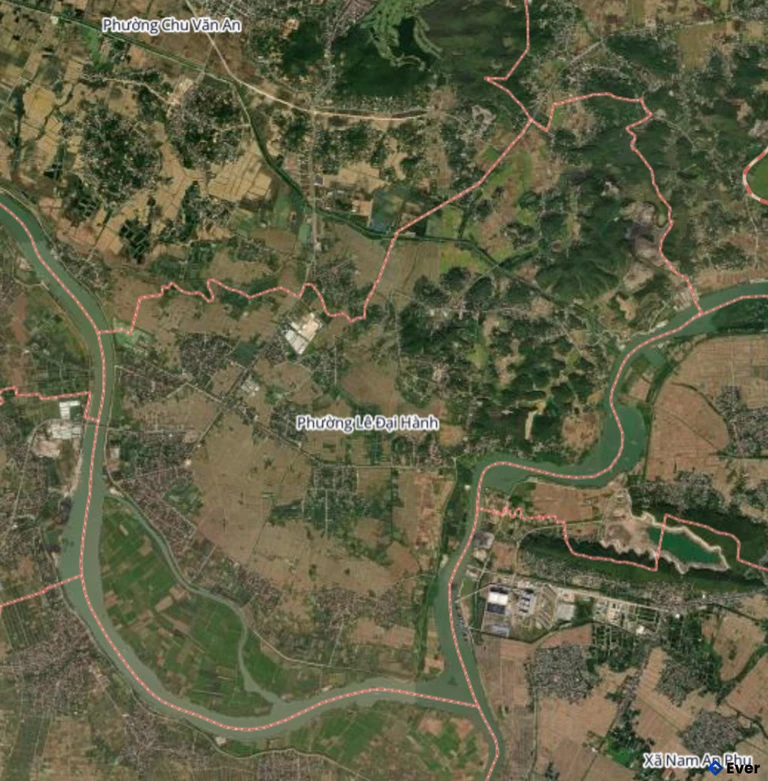 Bản đồ vệ tinh phường Lê Đại Hành, Hải Phòng sau sáp nhập