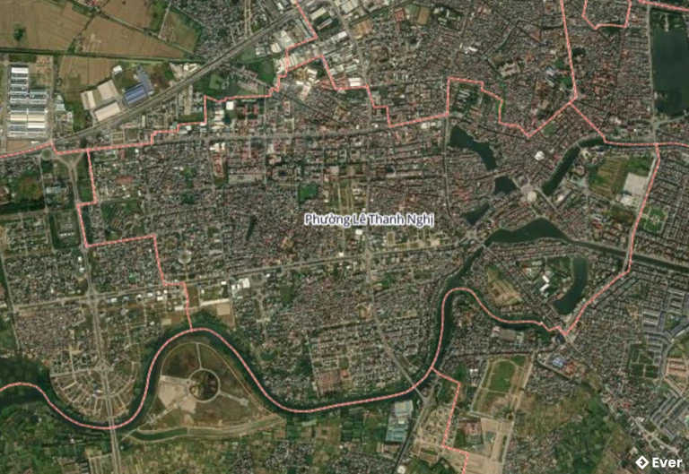 Bản đồ vệ tinh phường Lê Thanh Nghị, Hải Phòng sau sáp nhập