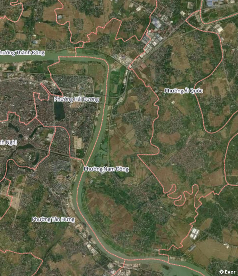 Bản đồ vệ tinh phường Nam Đồng, Hải Phòng sau sáp nhập