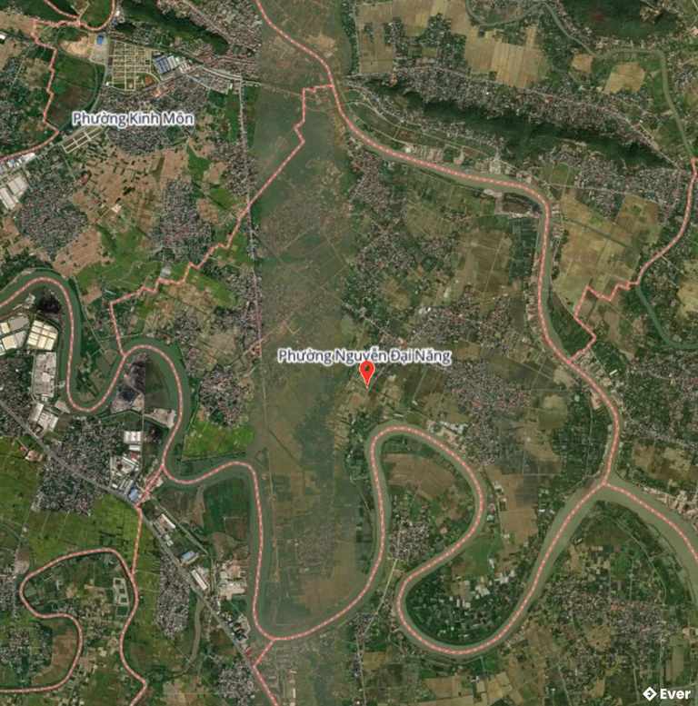 Bản đồ vệ tinh phường Nguyễn Đại Năng, Hải Phòng sau sáp nhập