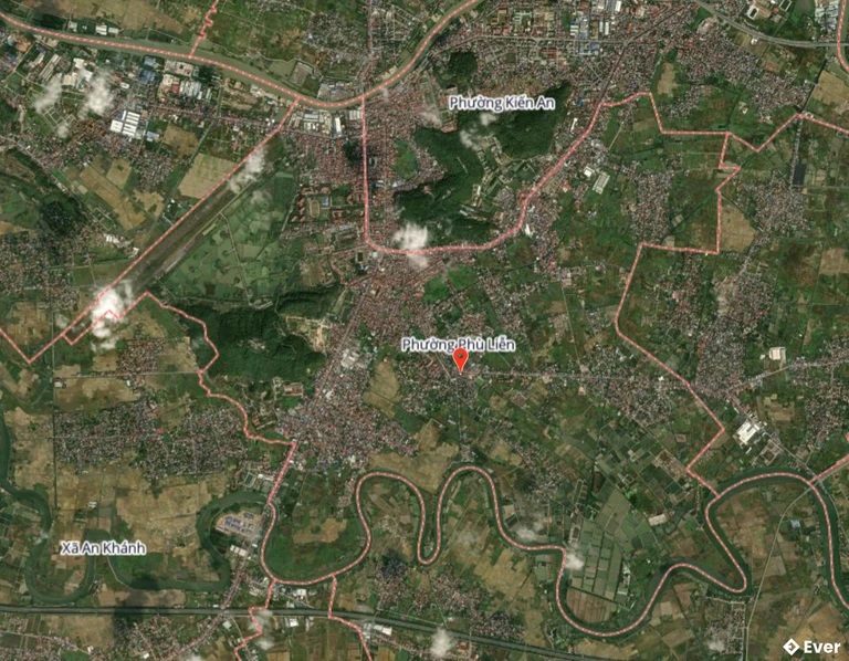 Bản đồ vệ tinh phường Phù Liễn sau sáp nhập