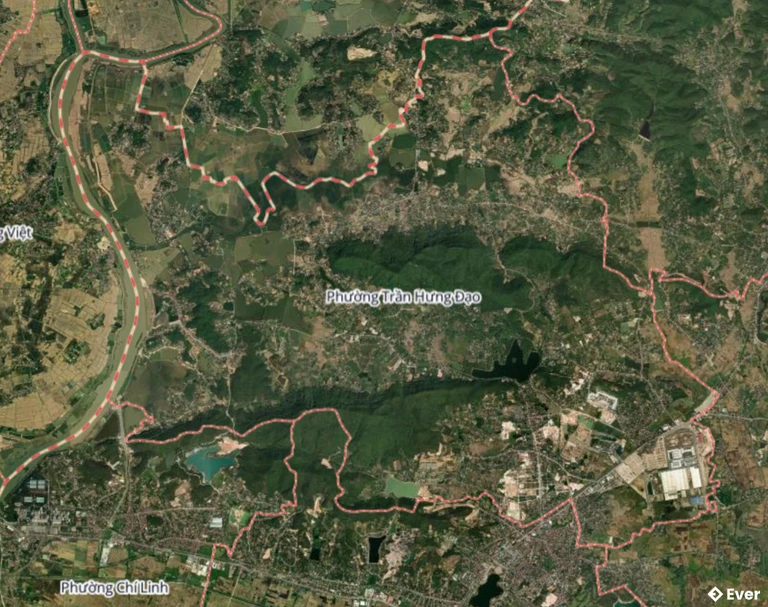 Bản đồ vệ tinh phường Trần Hưng Đạo, Hải Phòng sau sáp nhập