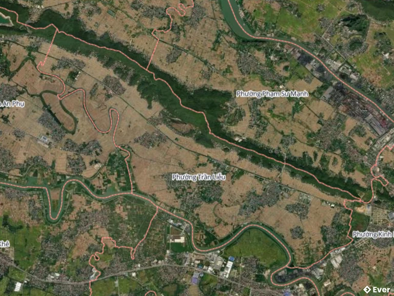 Bản đồ vệ tinh phường Trần Liễu, Hải Phòng sau sáp nhập