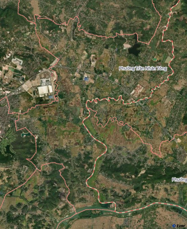 Bản đồ vệ tinh phường Trần Nhân Tông, Hải Phòng sau sáp nhập