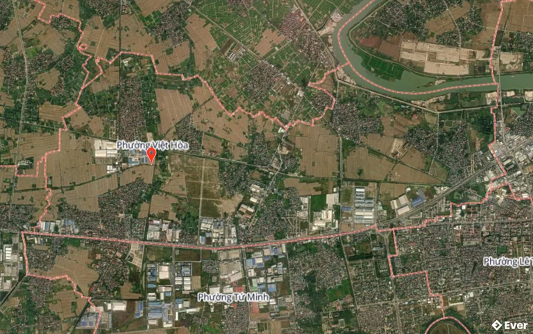 Bản đồ vệ tinh phường Việt Hòa, Hải Phòng sau sáp nhập