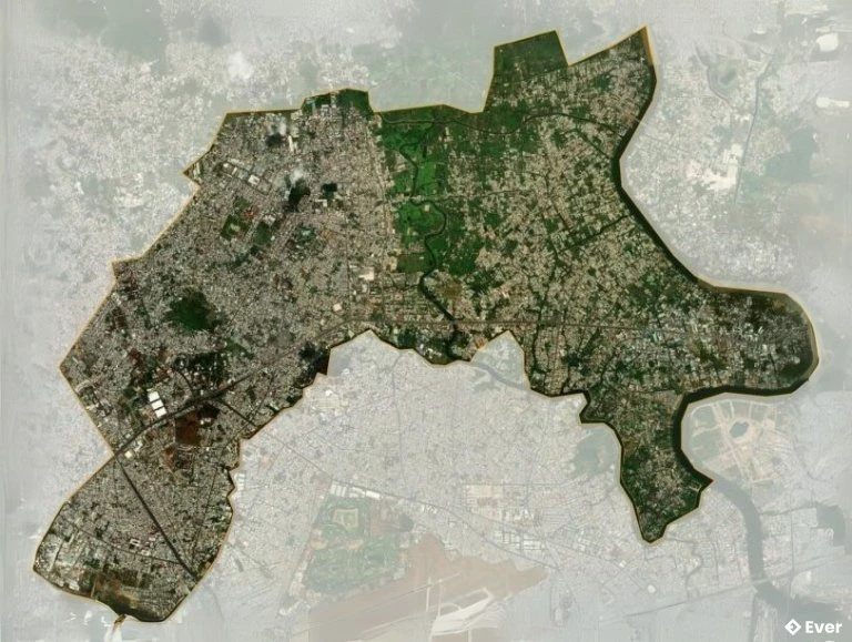 Bản đồ vệ tinh Quận 12