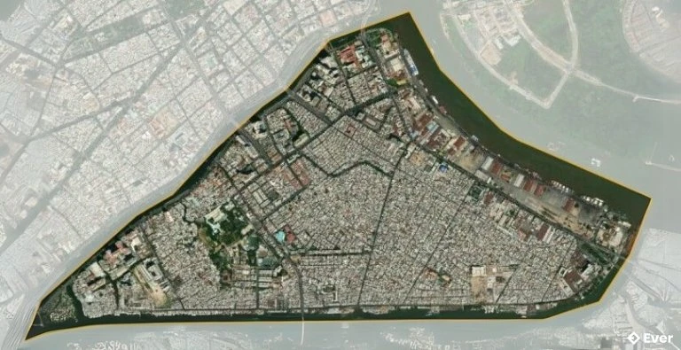 Bản đồ vệ tinh Quận 4