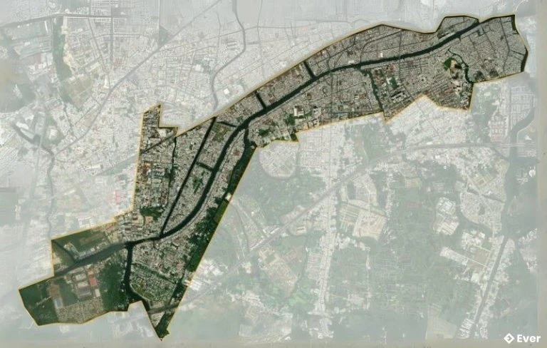 Bản đồ vệ tinh Quận 8