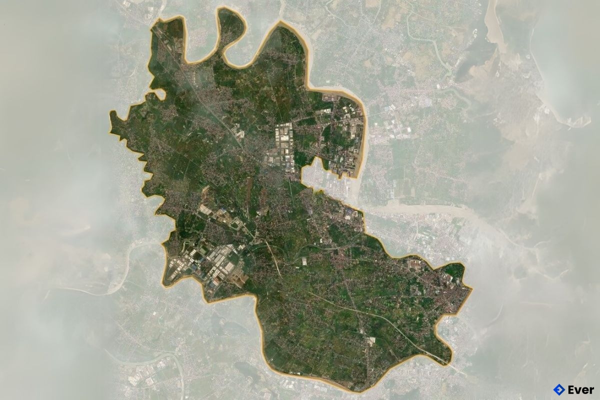 Bản đồ vệ tinh Quận An Dương