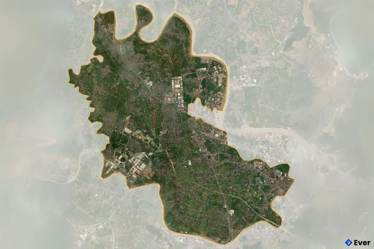 Bản đồ vệ tinh Quận An Dương