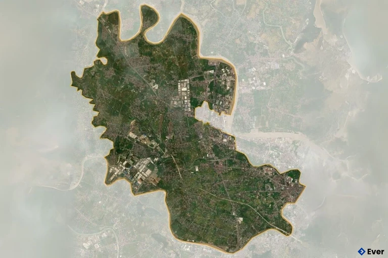 Bản đồ vệ tinh Quận An Dương