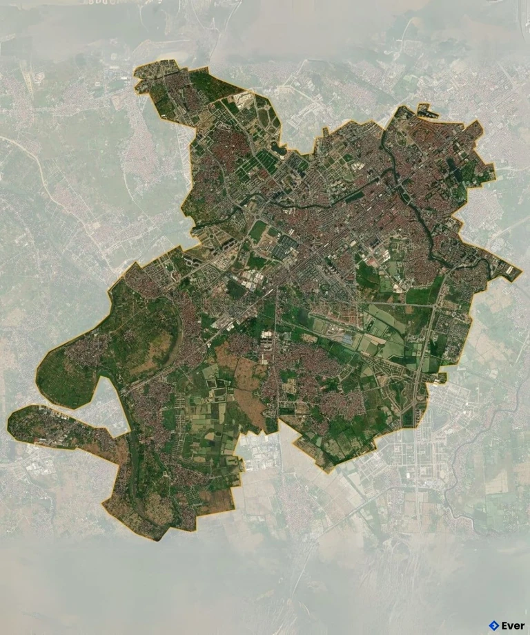 Bản đồ vệ tinh Quận Hà Đông