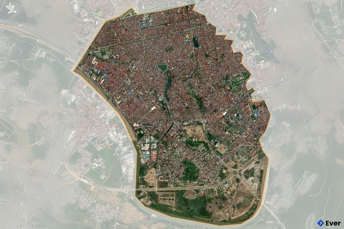 Bản đồ vệ tinh Quận Lê Chân
