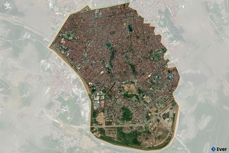 Bản đồ vệ tinh Quận Lê Chân